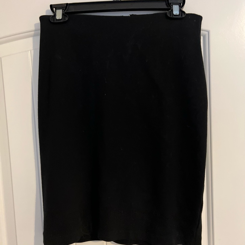 Black cotton skirt